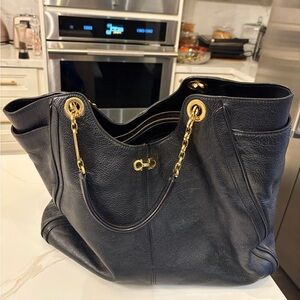 Salvatore Ferragamo leather shoulder bag
